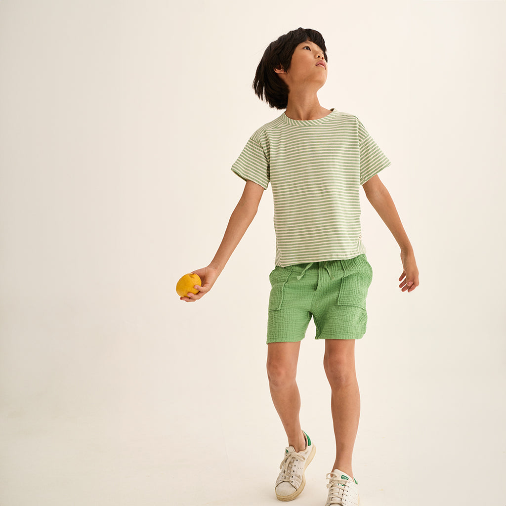 Cozmo Kinder T-Shirt Alan Green striped bei Yay Kids
