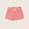 Cozmo Frottee Shorts Root pink tomato striped bei Yay Kids