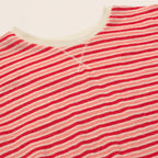 Cozmo Frottee Pullover Zen pink tomato striped bei Yay Kids