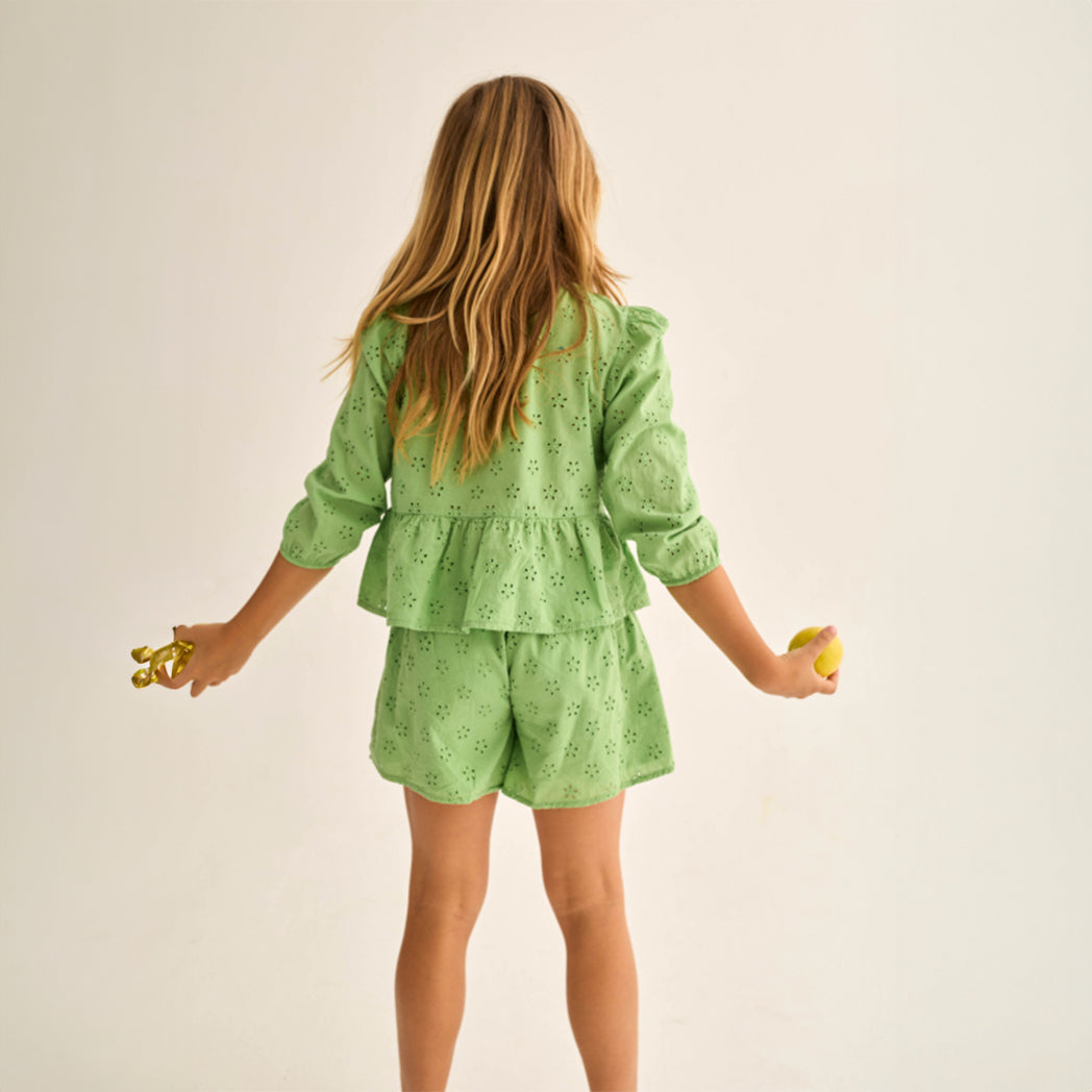 Cozmo Shorts Ruby Swiss green bei Yay Kids