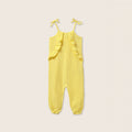 Cozmo Musselin Baby Jumpsuit Ember yellow soft bei Yay Kids