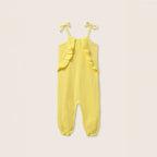 Cozmo Musselin Baby Jumpsuit Ember yellow soft bei Yay Kids