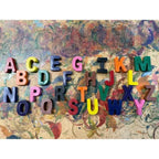 Alphabet-Buchstaben-Wachsmalstifte