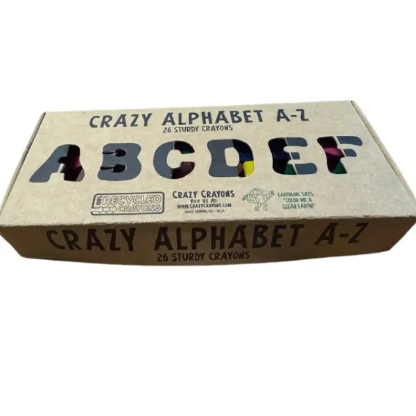 Alphabet-Buchstaben-Wachsmalstifte