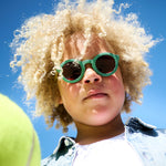Cream Eyewear Kinder Sonnenbrille rund Bright Green bei Yay Kids