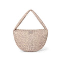 Studio Noos Crossbody Bag Beige Leopard Umhängetasche mit Reissverschluss und verstellbarem Riemen.