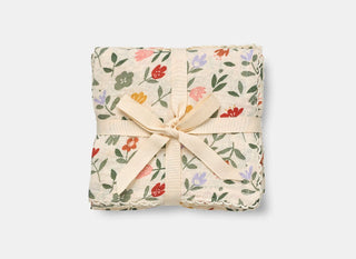 Musselintuch, 3er-Pack - Flower Market