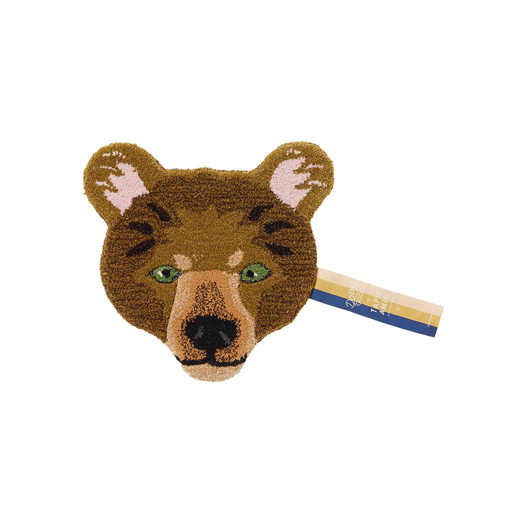 Wandteppich Archie Check Bear Kopf – Doing Goods