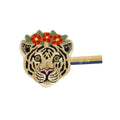 Doing Goods Floral White Tiger Head Rug Deko Teppich bei Yay Kids