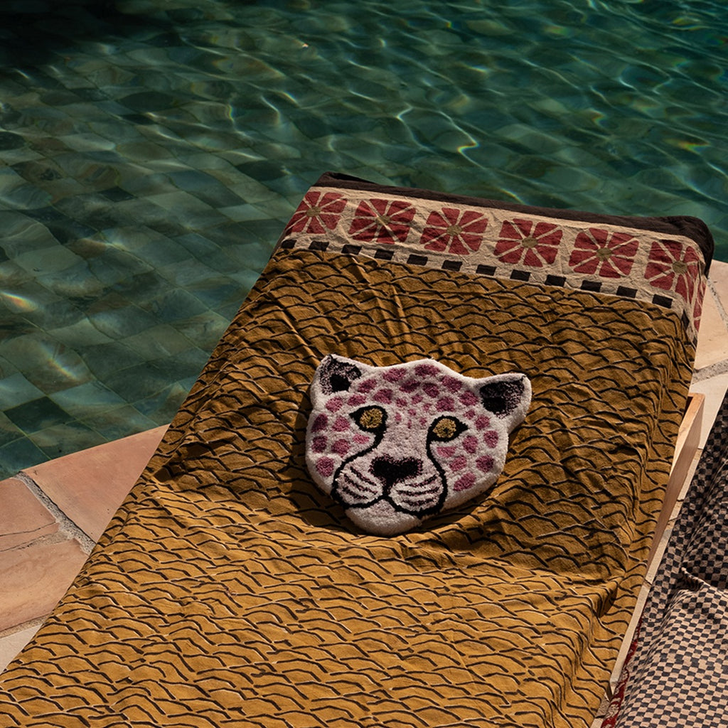 Doing Goods Lilly Leopard Head Rug Deko Teppich bei Yay Kids