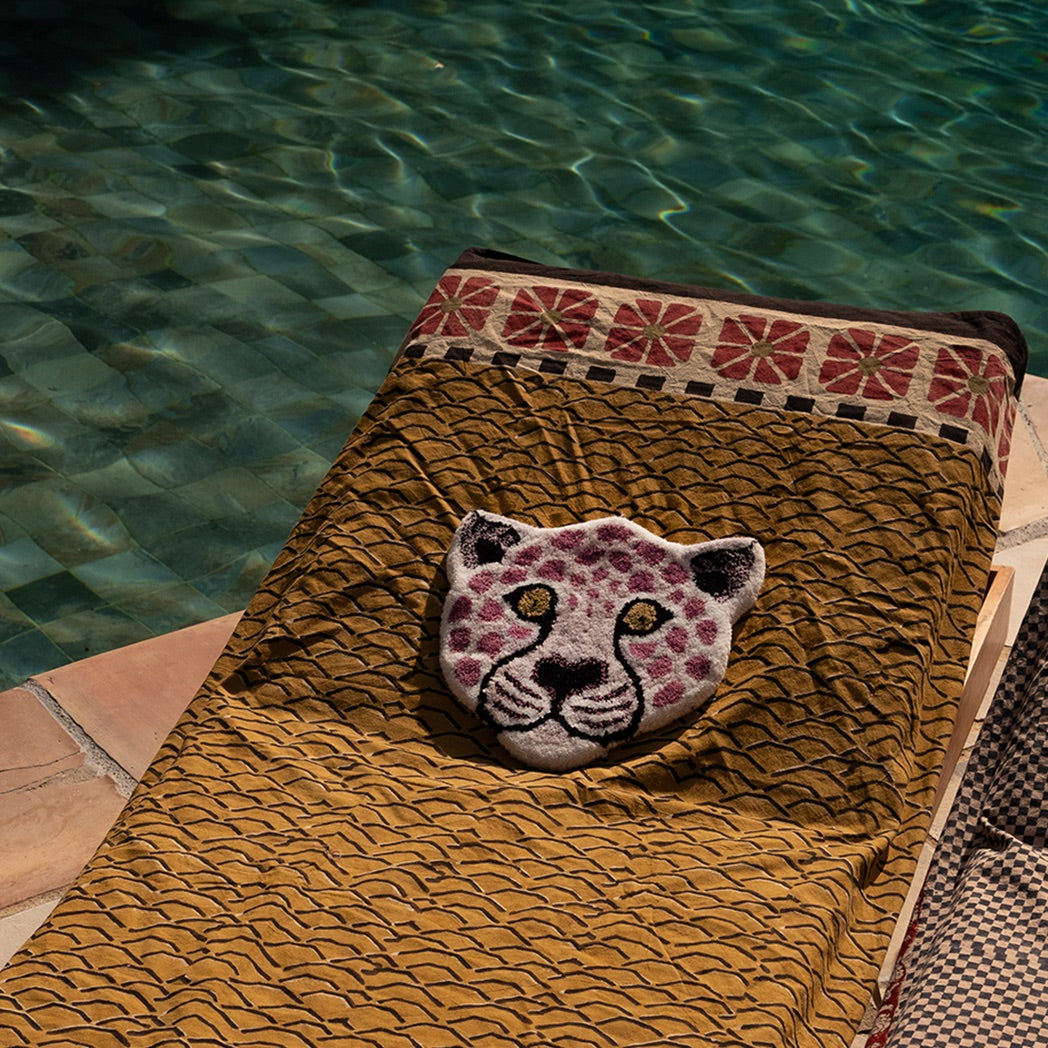 Doing Goods Lilly Leopard Head Rug Deko Teppich bei Yay Kids