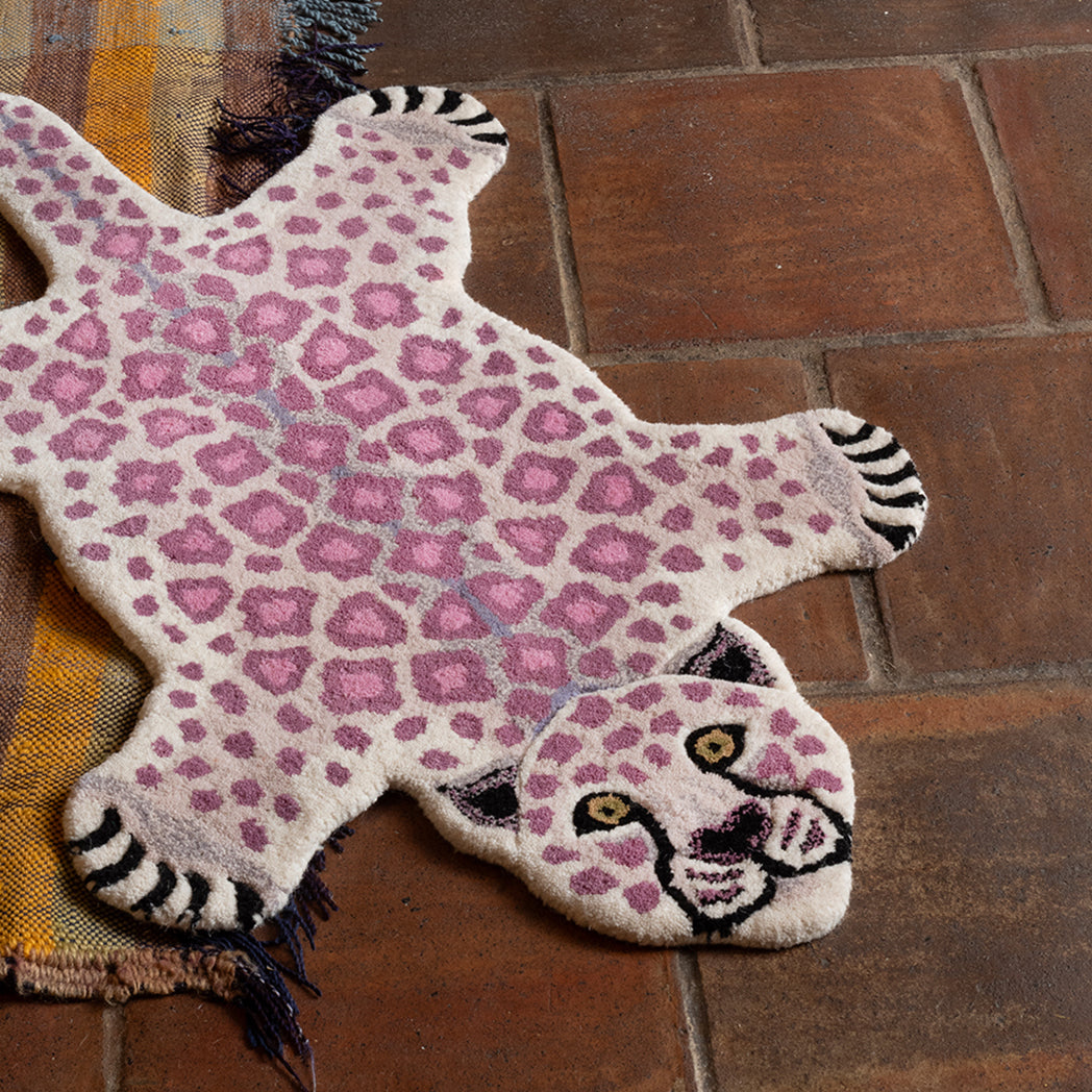 Doing Goods Lilly Leopard Rug Small Deko Teppich klein bei Yay Kids