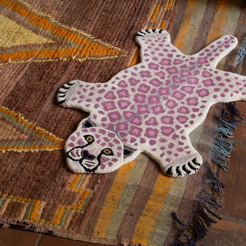Doing Goods Lilly Leopard Rug Small Deko Teppich klein bei Yay Kids