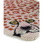 Doing Goods Pinky Leopard Rug Small Deko Teppich klein bei Yay Kids