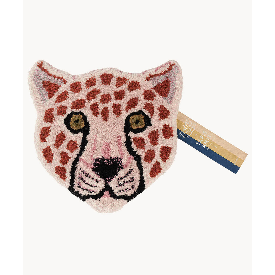 Wandteppich Pinky Leopard Kopf – Doing Goods