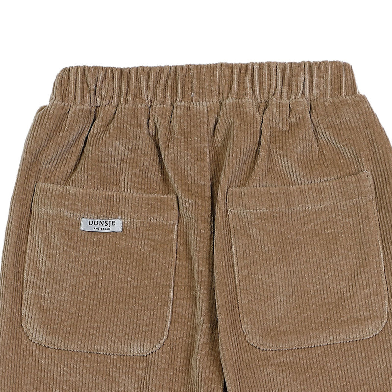 Donsje Amsterdam Kinder Hosen aus Kord in Soft Taupe bei Yay Kids