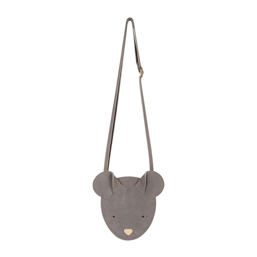 Donsje Amsterdam Kinder Tasche Britta Mouse Grey Nubuck bei Yay Kids