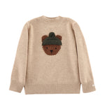 Donsje Amsterdam Denn Merinowolle Pullover Bear Biscotti Melange bei Yay Kids