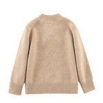 Donsje Amsterdam Denn Merinowolle Pullover Bear Biscotti Melange bei Yay Kids