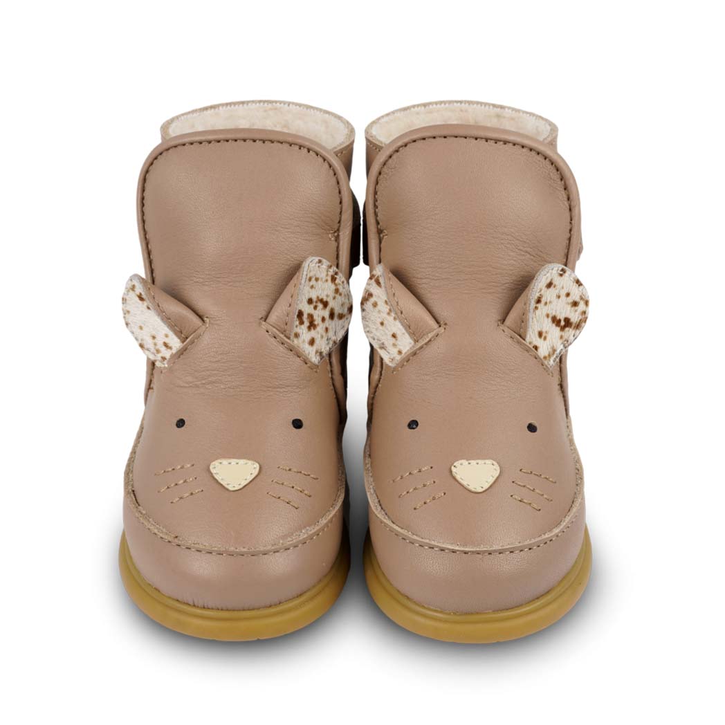 Donsje Amsterdam Kinderschuhe Dubu Exclusive Mouse Praline Leather bei Yay Kids