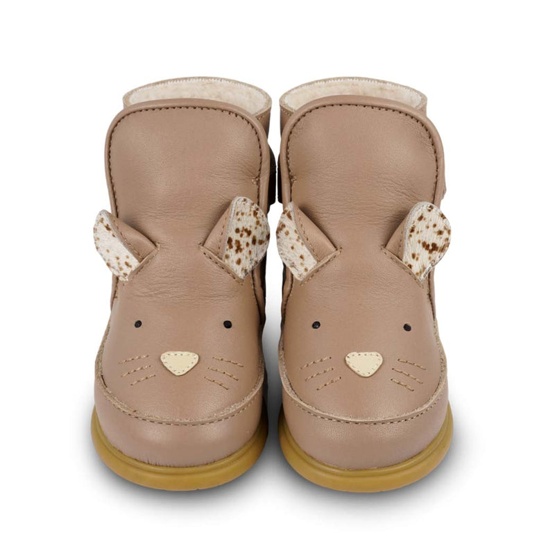 Donsje Amsterdam Kinderschuhe Dubu Exclusive Mouse Praline Leather bei Yay Kids