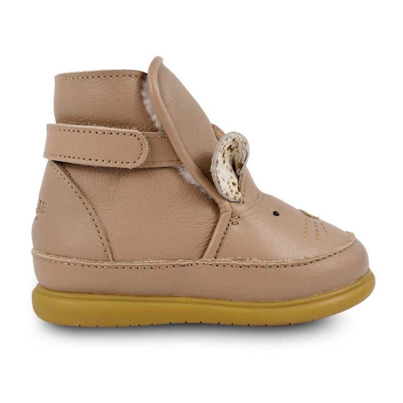 Donsje Amsterdam Kinderschuhe Dubu Exclusive Mouse Praline Leather bei Yay Kids