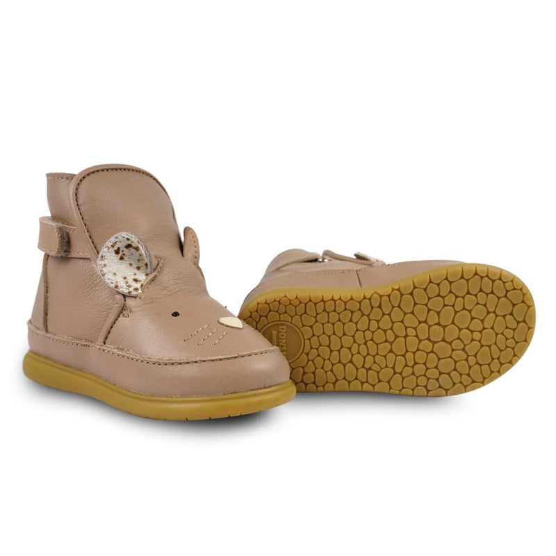 Donsje Amsterdam Kinderschuhe Dubu Exclusive Mouse Praline Leather bei Yay Kids