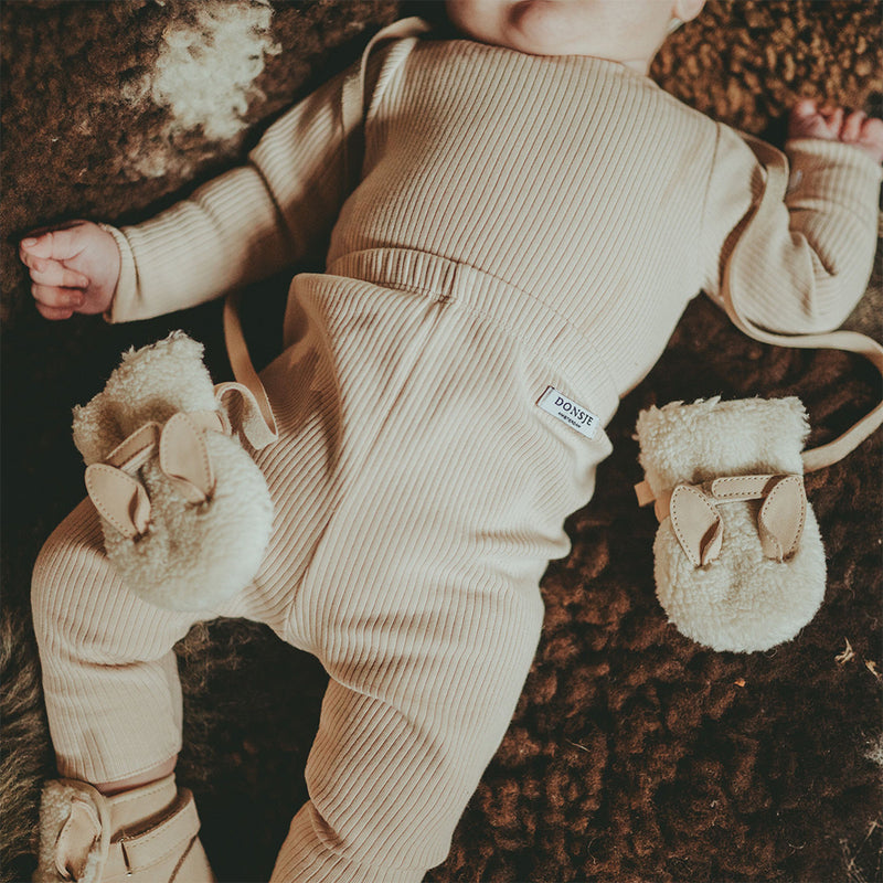 Donsje Amsterdam Baumwoll Leggings in Braun bei Yay Kids