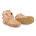 Donsje Amsterdam Baby Schuhe Kapi Exclusive Lining Fluffy Bunny Light Rust Leather bei Yay Kids