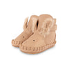 Donsje Amsterdam Baby Schuhe Kapi Exclusive Lining Fluffy Bunny Light Rust Leather bei Yay Kids