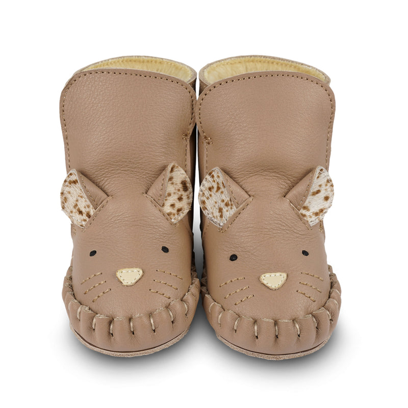 Donsje Baby Schuhe Kapi Exclusive Mouse Praline Leather bei Yay Kids