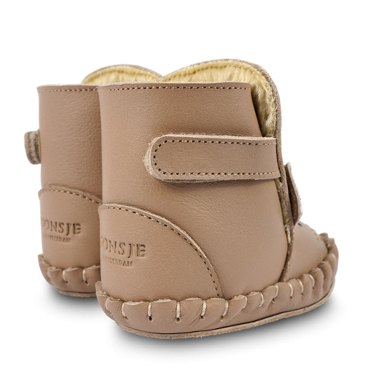Donsje Baby Schuhe Kapi Exclusive Mouse Praline Leather bei Yay Kids