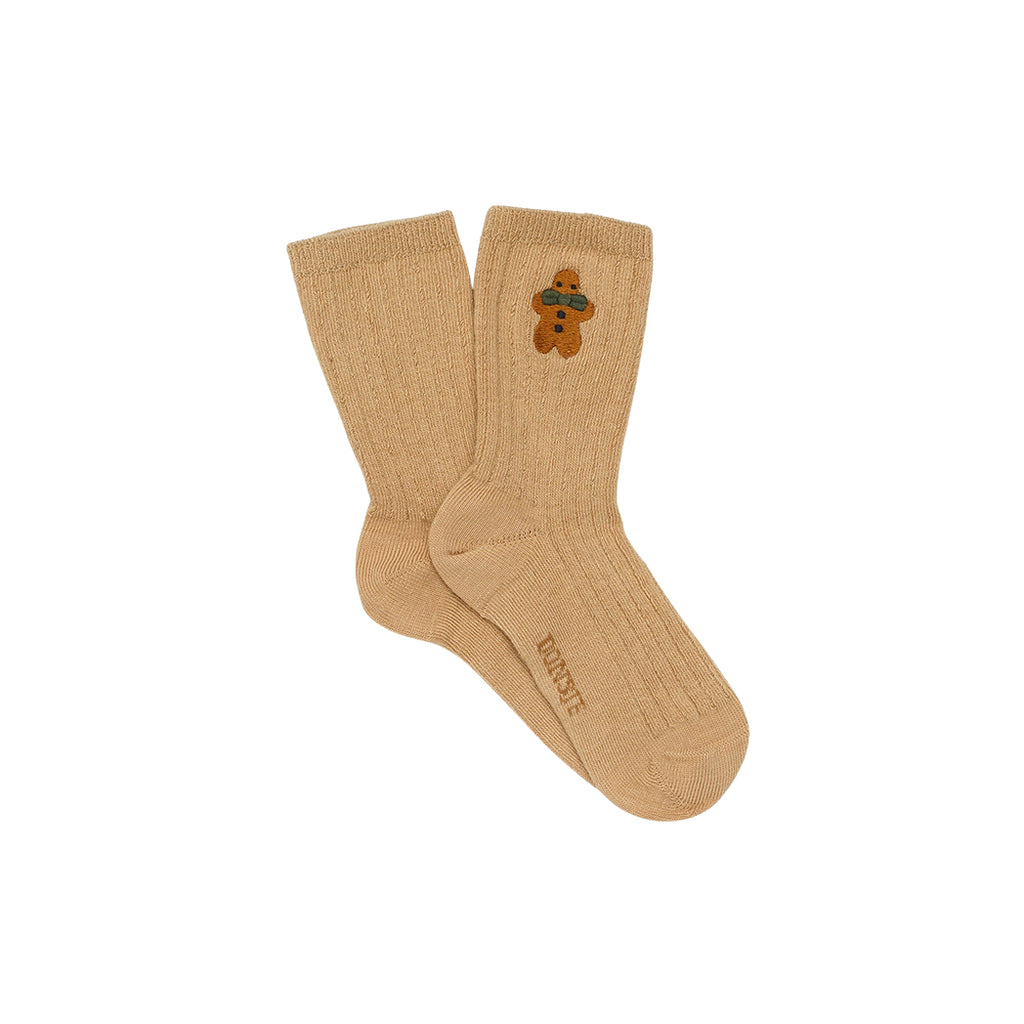 Donsje Amsterdam Kinder Lala Socken Gingerbread Biscuit bei Yay Kids