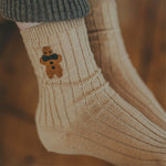 Donsje Amsterdam Kinder Lala Socken Gingerbread Biscuit bei Yay Kids