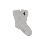 Donsje Amsterdam Kinder Lala Socken Snowman Soft Grey bei Yay Kids

