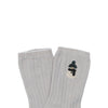 Donsje Amsterdam Kinder Lala Socken Snowman Soft Grey bei Yay Kids
