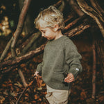 Donsje Amsterdam Kinder Pullover Louc in Dunkelgrün bei Yay Kids