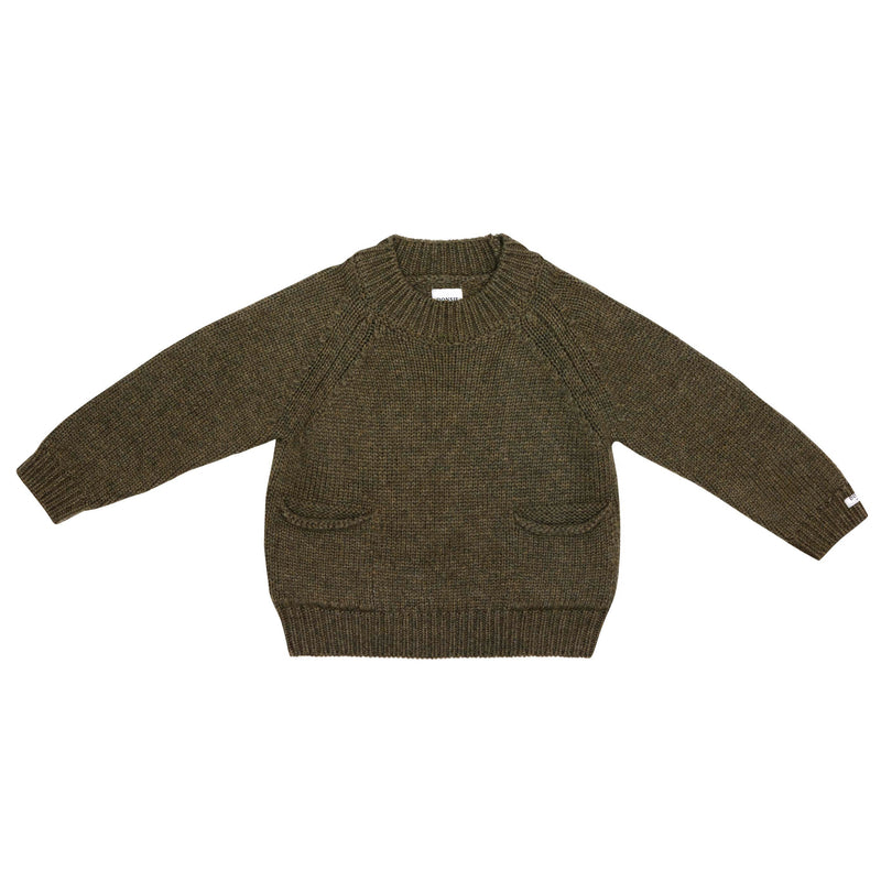 Donsje Amsterdam Kinder Pullover Louc in Dunkelgrün bei Yay Kids