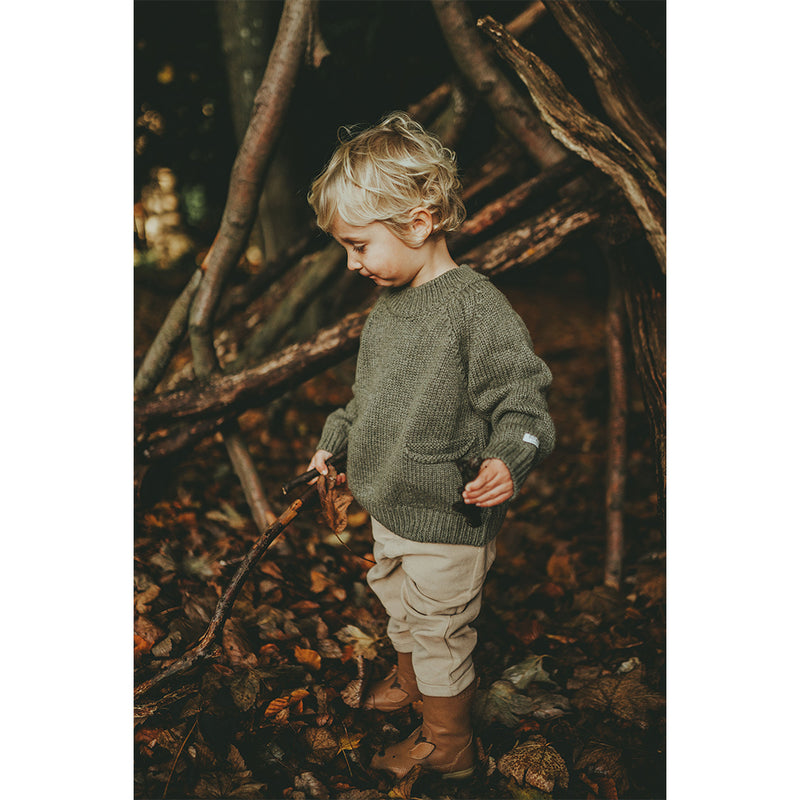 Donsje Amsterdam Kinder Pullover Louc in Dunkelgrün bei Yay Kids