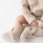 Donsje Amsterdam Merino Wollstiefelchen Maicer Bunny Soft Sand bei Yay Kids