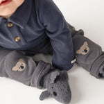 Donsje Amsterdam Merino Wollstiefelchen Maicer Koala Cloudy Grey bei Yay Kids