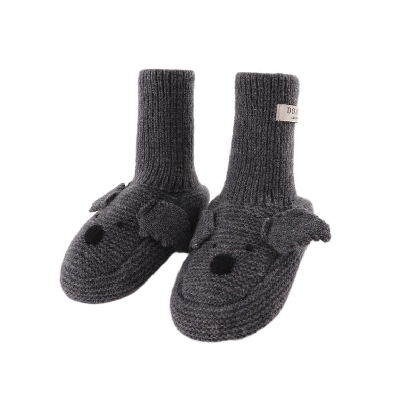 Donsje Amsterdam Merino Wollstiefelchen Maicer Koala Cloudy Grey bei Yay Kids
