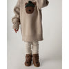 Donsje Amsterdam Denn Merinowolle Pullover Bear Biscotti Melange bei Yay Kids