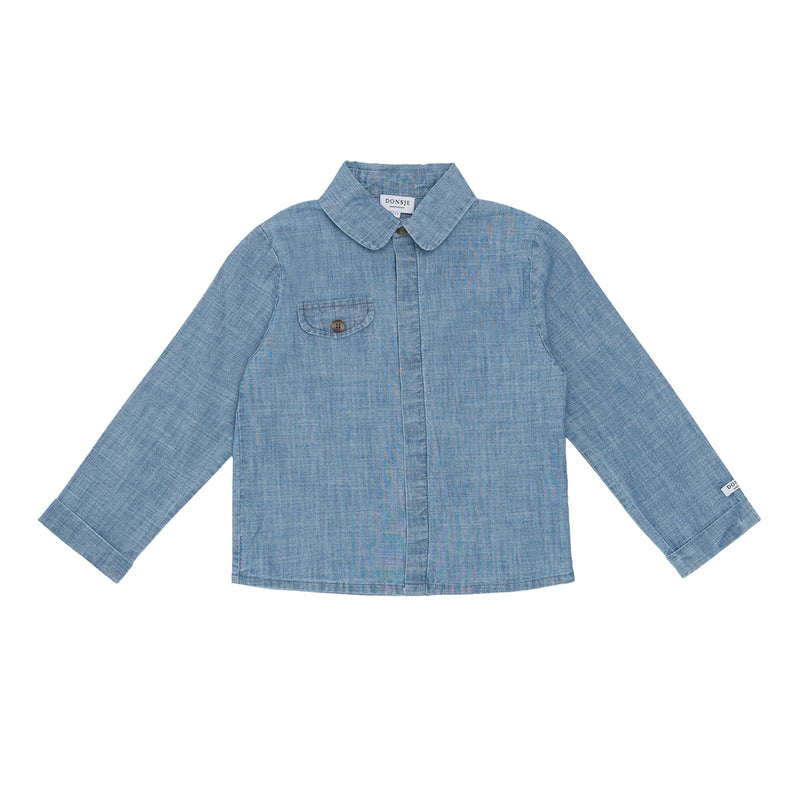 Donsje Amsterdam Kinder Shirt Palo Sky Blue bei Yay Kids