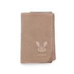 Donsje Amsterdam Decke aus Musselin Ploekie XL Fluffy Bunny Rosa Mocha GOTS bei Yay Kids