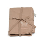 Donsje Amsterdam Decke aus Musselin Ploekie XL Fluffy Bunny Rosa Mocha GOTS bei Yay Kids