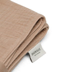 Donsje Amsterdam Decke aus Musselin Ploekie XL Fluffy Bunny Rosa Mocha GOTS bei Yay Kids