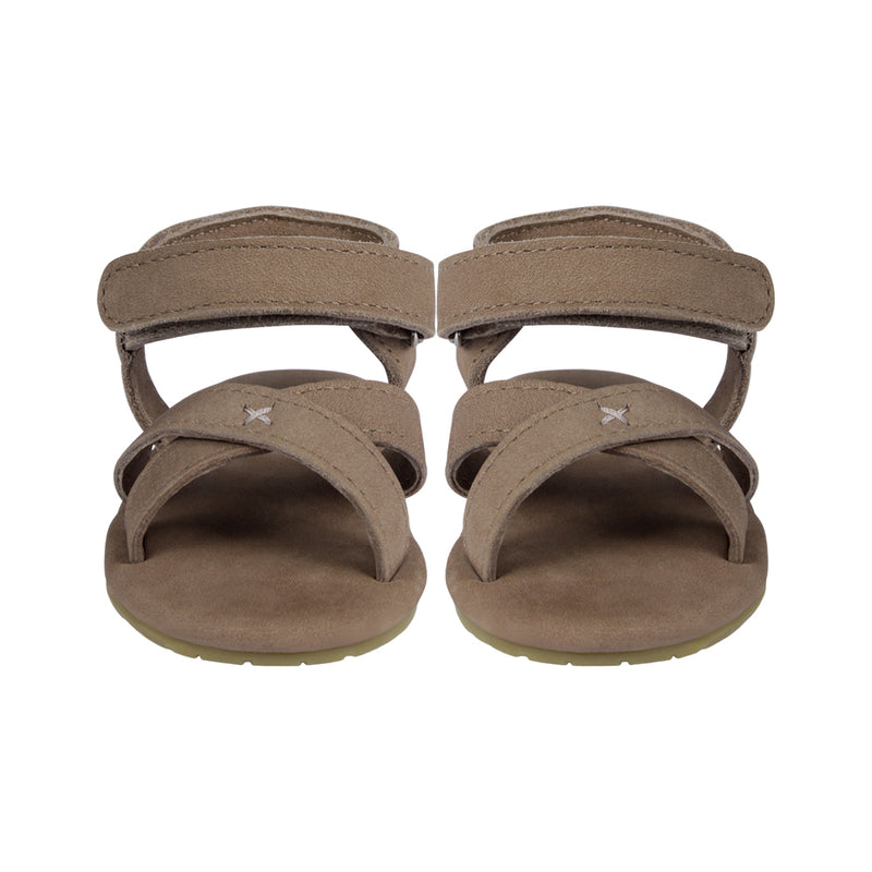 Donsje Amsterdam Baby Sandalen Tobi Truffle Nubuck bei Yay Kids