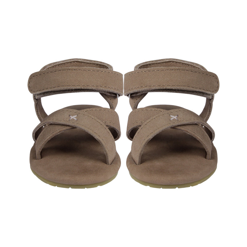 Donsje Amsterdam Baby Sandalen Tobi Truffle Nubuck bei Yay Kids