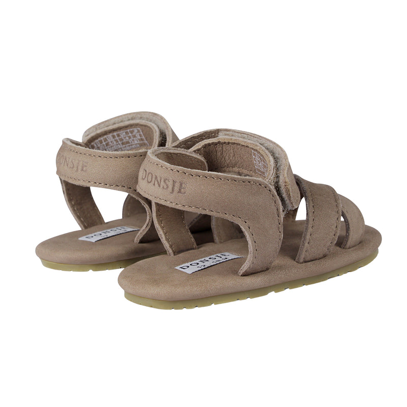 Donsje Amsterdam Baby Sandalen Tobi Truffle Nubuck bei Yay Kids